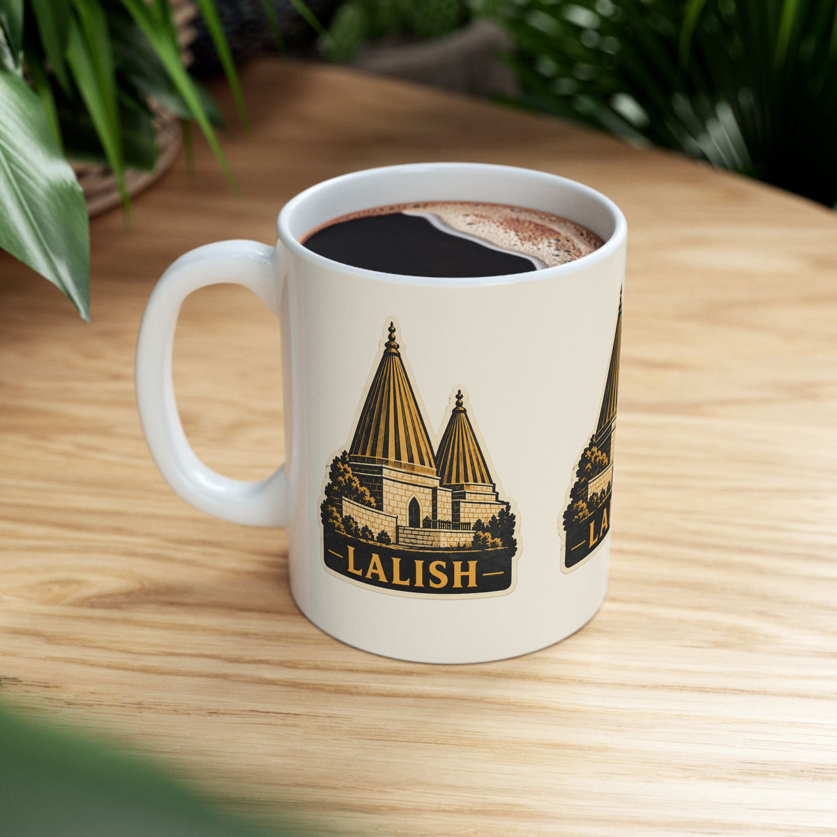 Lalish Temple Ceramic Mug