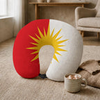 Yazidi Flag Foam Travel Neck Pillow