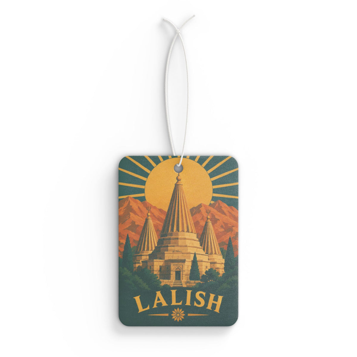 Lalish Temple Car Air Freshener