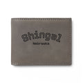 Shingal Nebraska Slim Leather Card Wallet with Flip