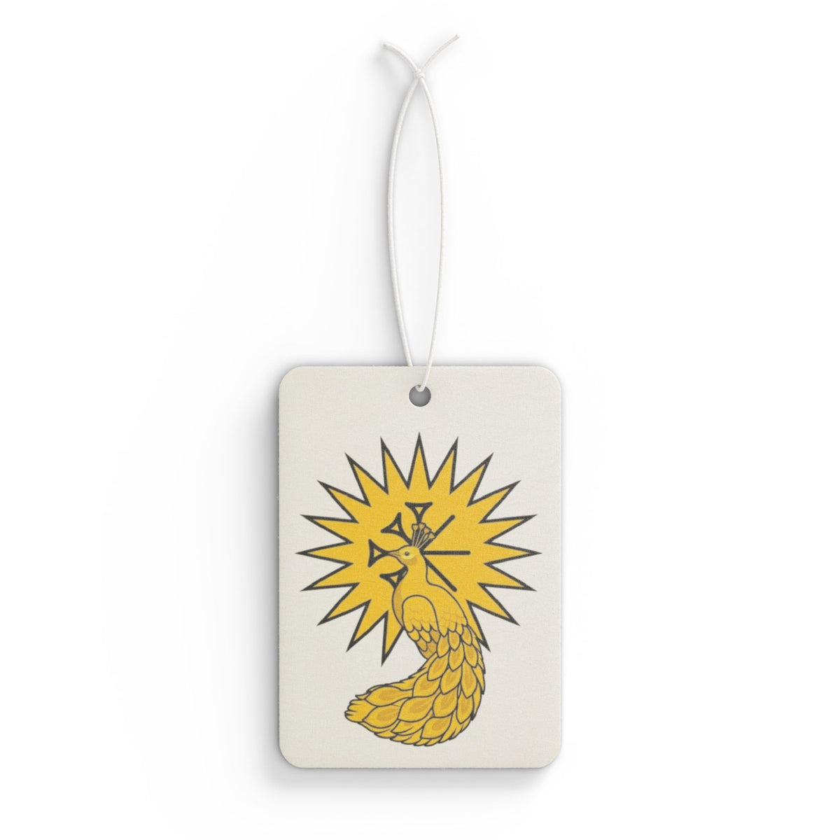 Peacock Sun Car Air Freshener