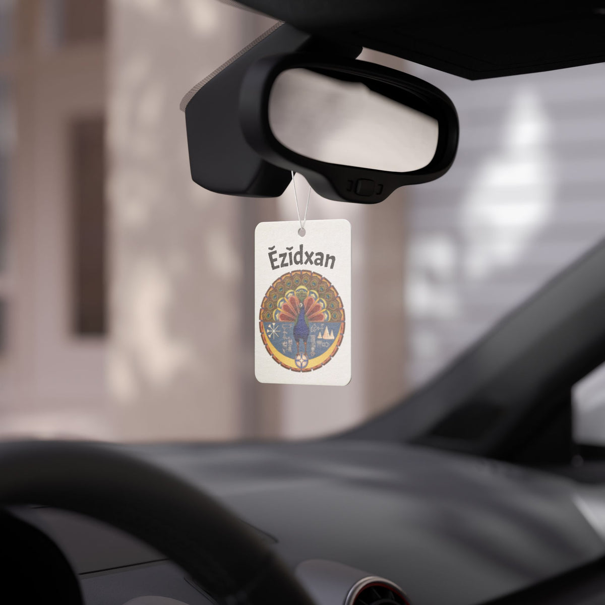 Êzîdxan Peacock Design Car Air Freshener