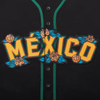 Mexico Guadalupe Embroidered Baseball Jersey, Shirt