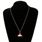 Iraq Country Map Flag Necklace