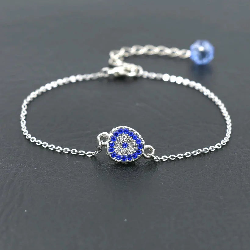 Minimal Evil Eye Bracelet