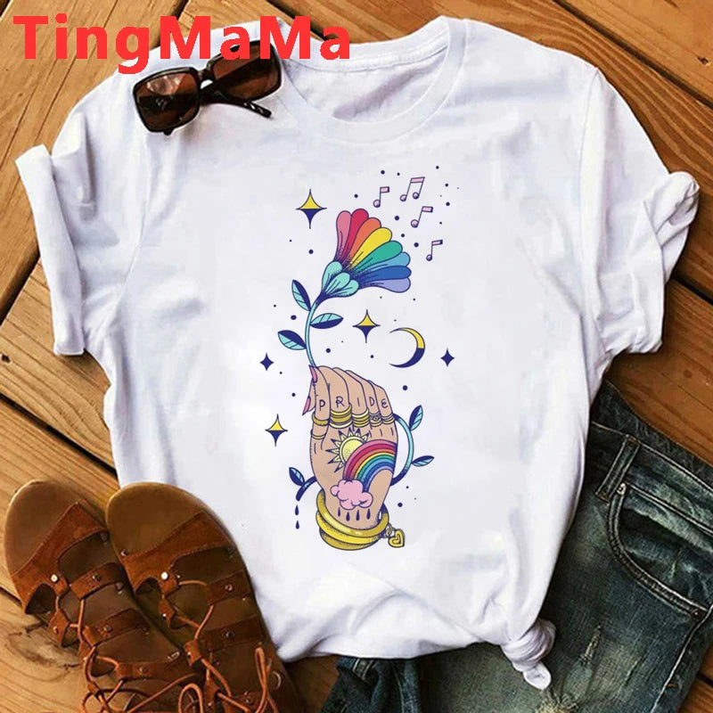 LGBTQ T Shirt Funny Rainbow