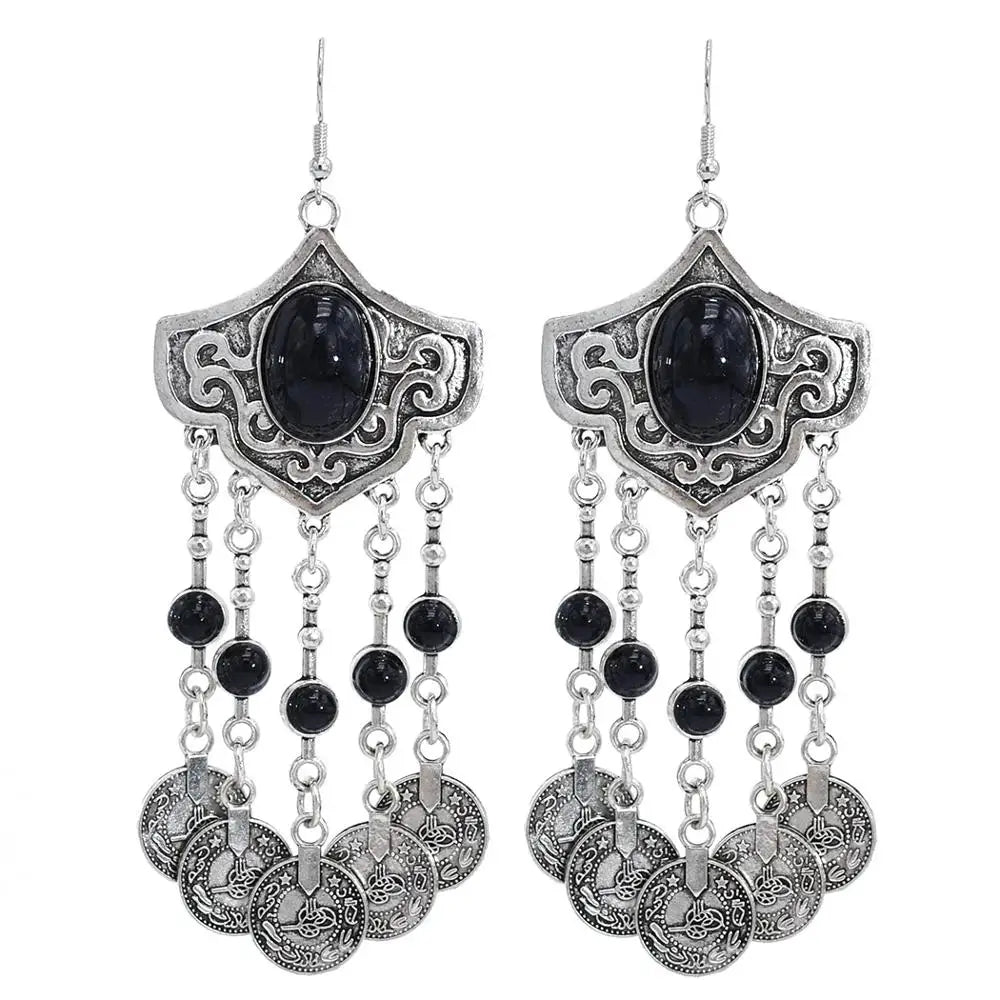 Silver Color Vintage Earrings