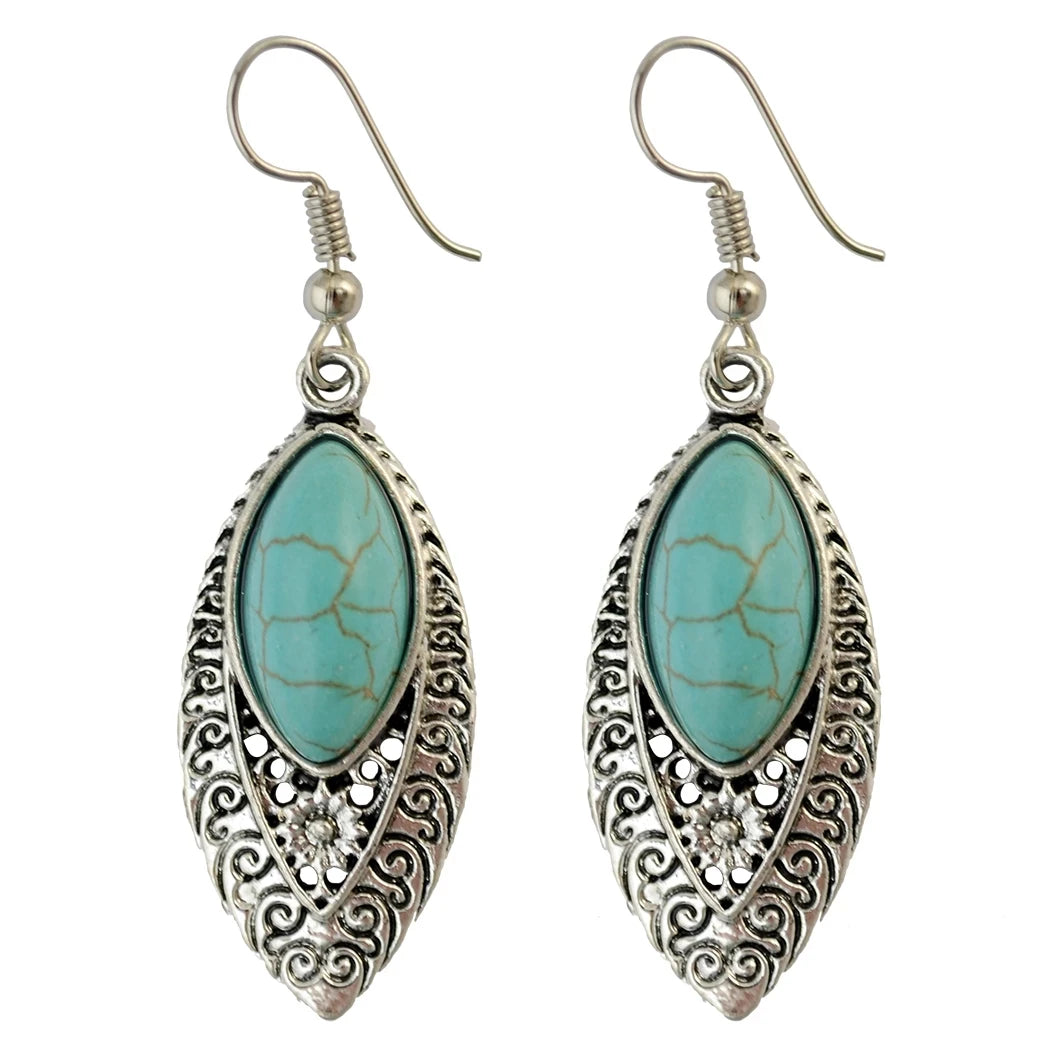 Silver Color Vintage Earrings