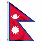 Nepal Triangle Shape Flag