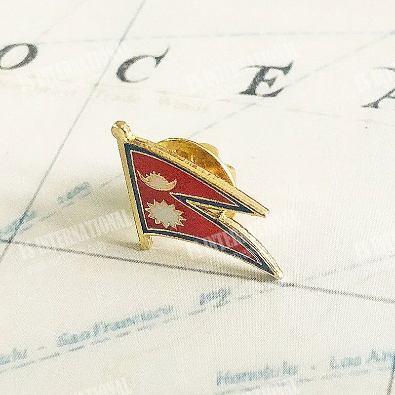 Nepal National Flag Lapel Pins