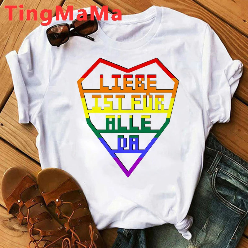 LGBTQ T Shirt Funny Rainbow