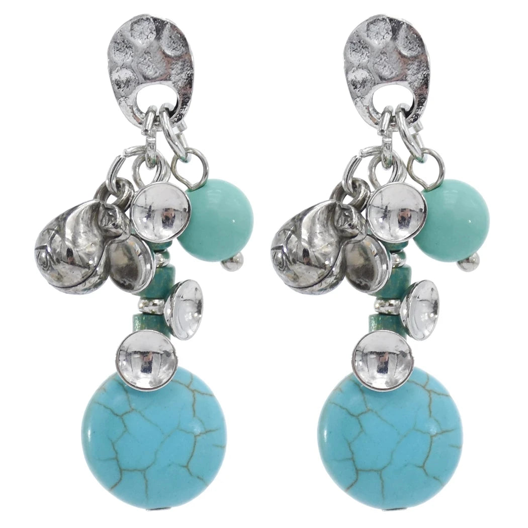 Silver Color Vintage Earrings