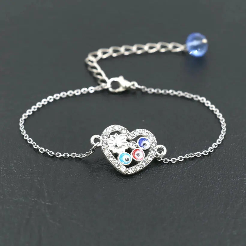 Minimal Evil Eye Bracelet