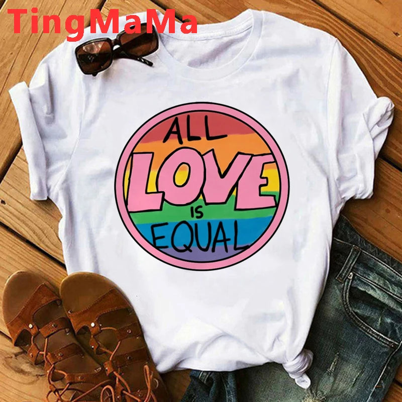 LGBTQ T Shirt Funny Rainbow