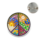 New Arrival Peace Symbol Pin Brooch