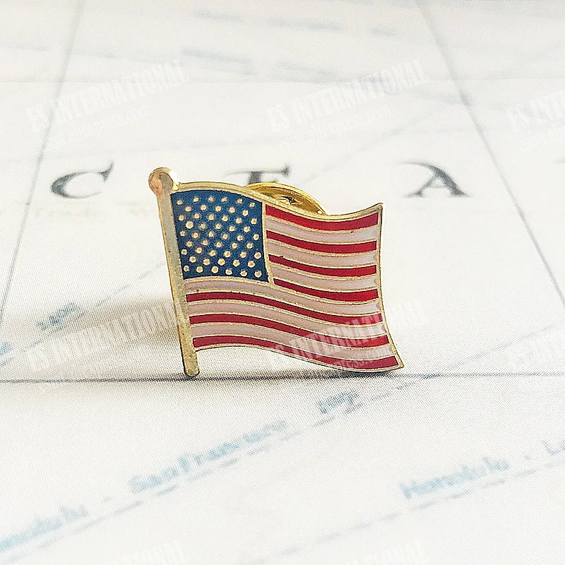 America USA National Flag Lapel Pins