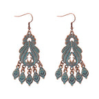 Vintage Bronze Arrow Alloy Dangle Earrings