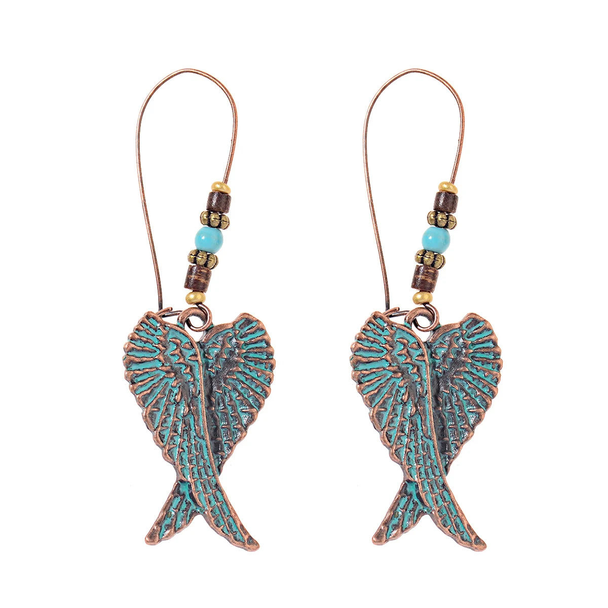 Vintage Bronze Arrow Alloy Dangle Earrings