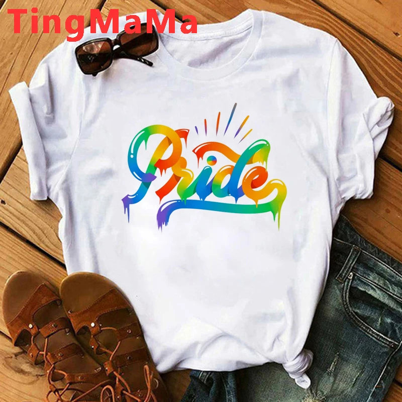 LGBTQ T Shirt Funny Rainbow
