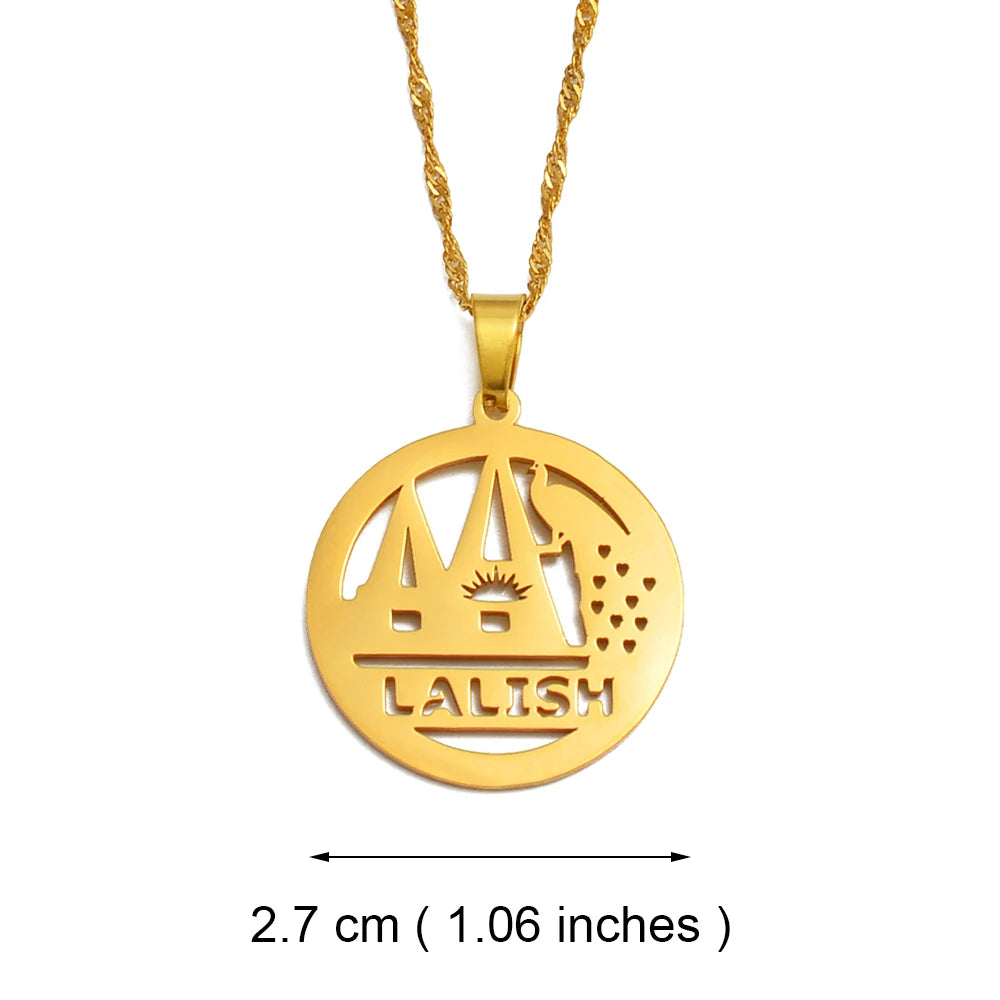 Yezidi Lalish Peacock Pendant Necklaces