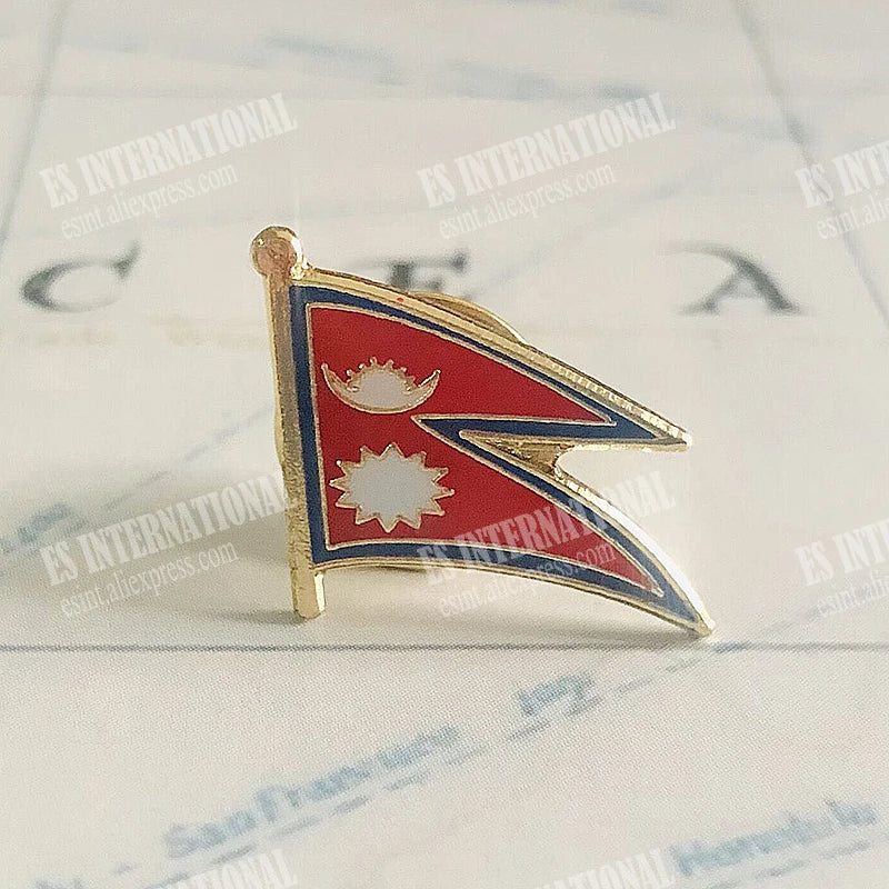 Nepal National Flag Lapel Pins