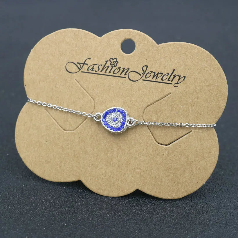 Minimal Evil Eye Bracelet