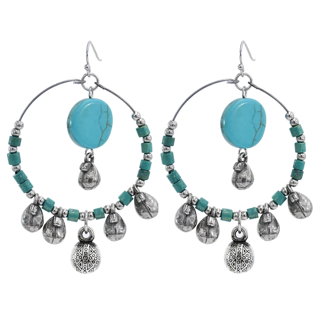 Silver Color Vintage Earrings