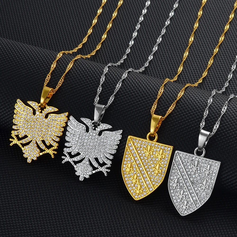 Croatia Albania Serbia Bosnians,Bosnia Pendant Necklaces
