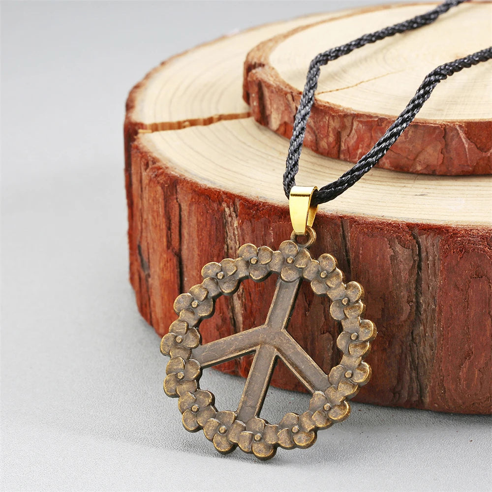 Men Slavic Peace Symbol Pendant Pacific Necklace