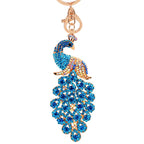 Colorful Peacock Keychain
