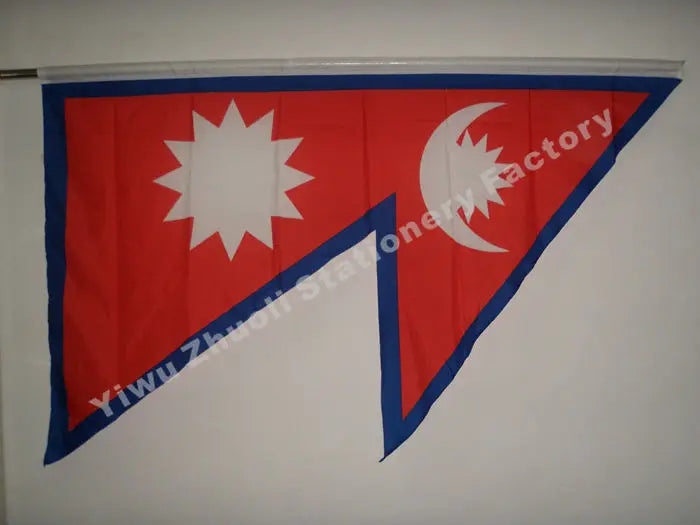 Nepal Triangle Shape Flag