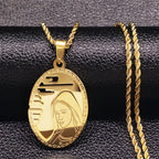 The Virgin Mary Stainless Steel Necklace