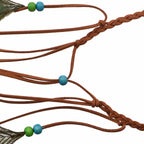 Handmade Ethnic Peacock Feather Hairband -Yazidis Collection
