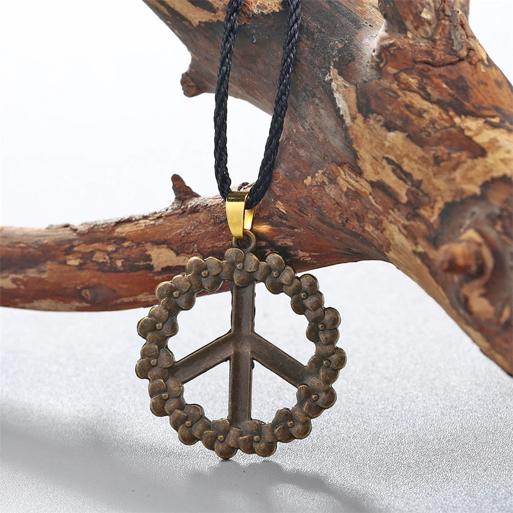 Men Slavic Peace Symbol Pendant Pacific Necklace