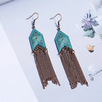 Vintage Bronze Arrow Alloy Dangle Earrings