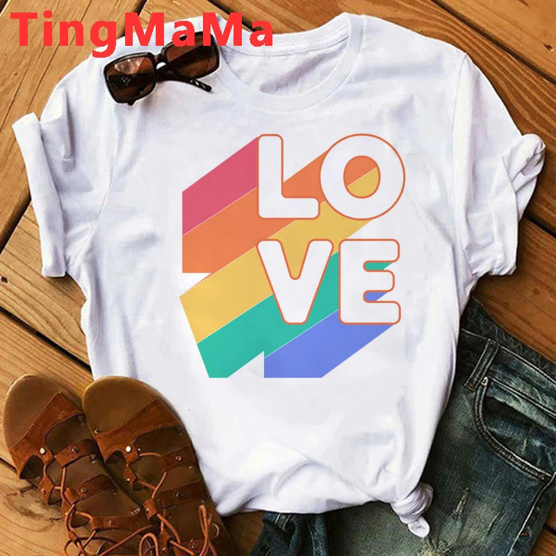 LGBTQ T Shirt Funny Rainbow