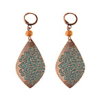 Vintage Bronze Arrow Alloy Dangle Earrings