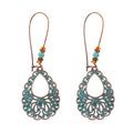 Vintage Bronze Arrow Alloy Dangle Earrings