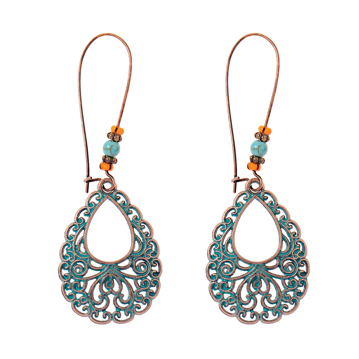 Vintage Bronze Arrow Alloy Dangle Earrings