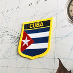 Cuban Flag Patches