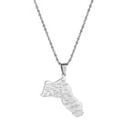 Kurdistan Maps Necklace Jewelry