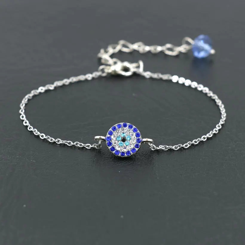 Minimal Evil Eye Bracelet