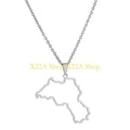 Unique Kurdistan Map Necklace