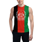 Sleeveless T-shirt Afghanistan Flag 3D