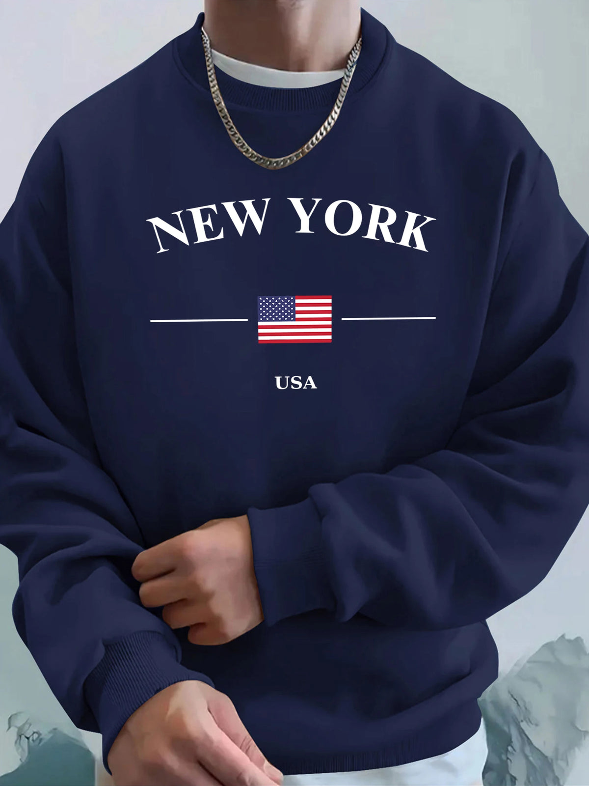 New York USA Flag  Fleece Hoodies Sport