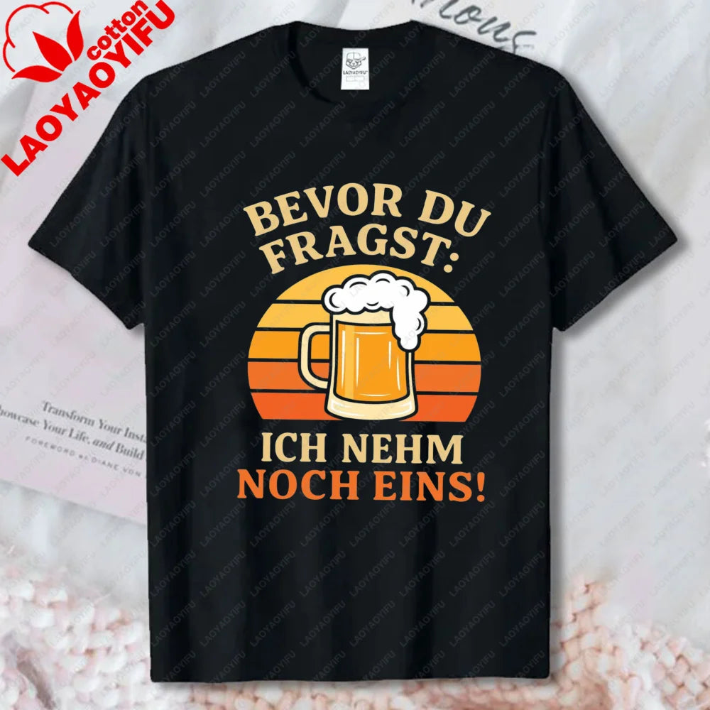 Trendy Saying T-shirts in German Beer & Oktoberfest