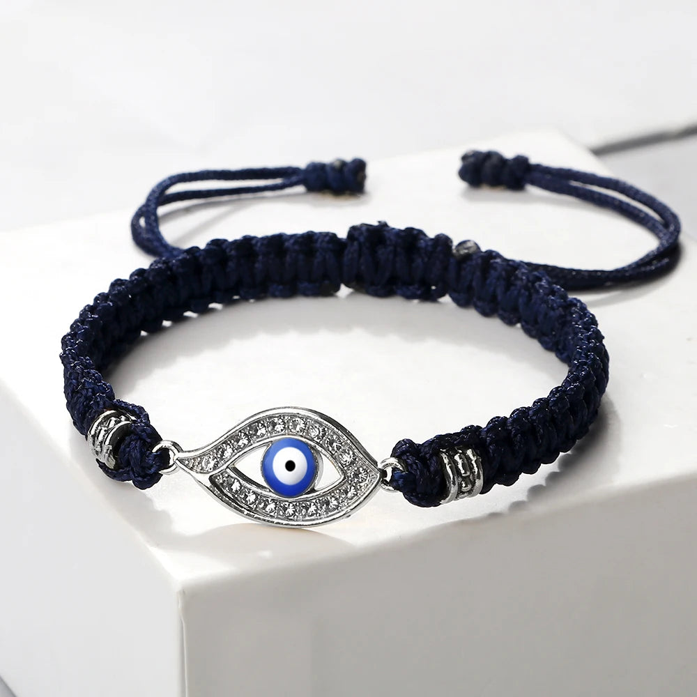 Braided Evil Eye Bracelet