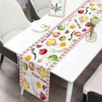 Rosh Hashanah Linen Table Honey Pomegranate Jewish Holiday Decor
