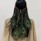 Peacock Feather Headbands Festival Hair Accessories