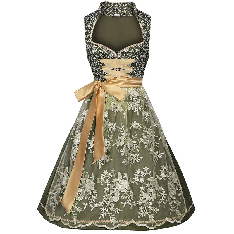 Deluxe Traditional Dirndl Oktoberfest Costume